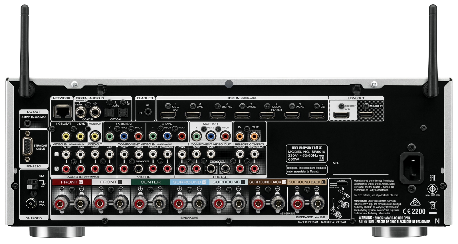 Fernbedienung RC025SR Für Marantz AV-Receiver – Passt Für NR1506, SR5010, SR6011 U.v.m. – Sofort Einsatzbereit